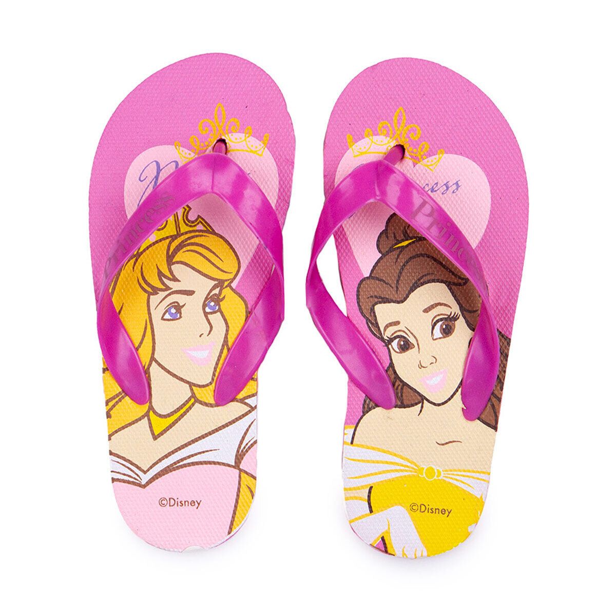 Infradito bambina Principesse Disney fucsia J745