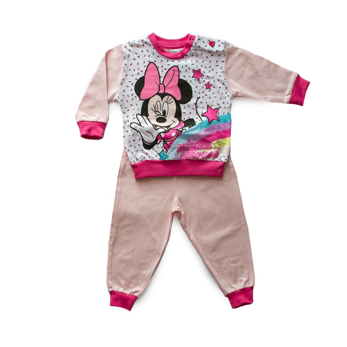 Pigiama neonata Minnie Disney in Cotone da 12 a 30 mesi WD101542 V705