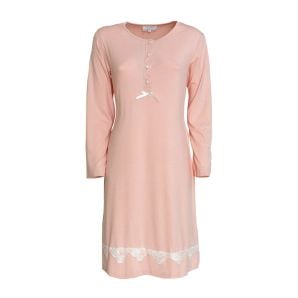 camicia-da-notte-manica-lunga-annalisa-toscana-lingerie-in-viscosa-rosa