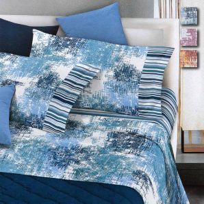 completo lenzuola in flanella marmolada abstract matrimoniale singolo e una piazza e mezza letto francese princ.jpg