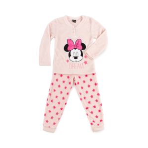 pigiama-bambina-minnie-mouse-disney-in-pile-coral-wd900161