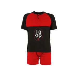 pigiama-da-ragazzo-estivo-ac-milan-15106-in-cotone-jersey-nero