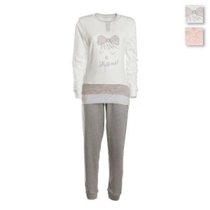 pigiama-donna-caldo-cotone-oronero-od1001