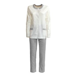 pigiama-donna-maniche-lunghe-linclalor-71251-panna