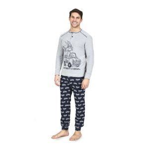 pigiama-uomo-happy-people-5114-in-caldo-cotone-grigio