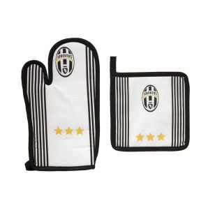 Set barbecue guantone + presina F.C. Juventus ufficiale made in italy bianco nero juve.jpg
